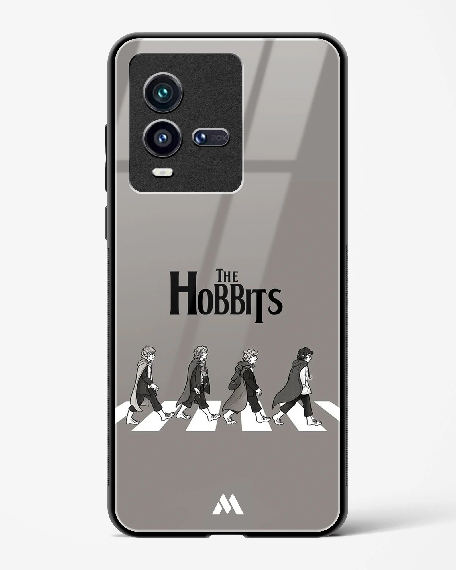 Hobbits at the Abbey Road Crossing Glass Case Phone Cover (Vivo) - Image 51