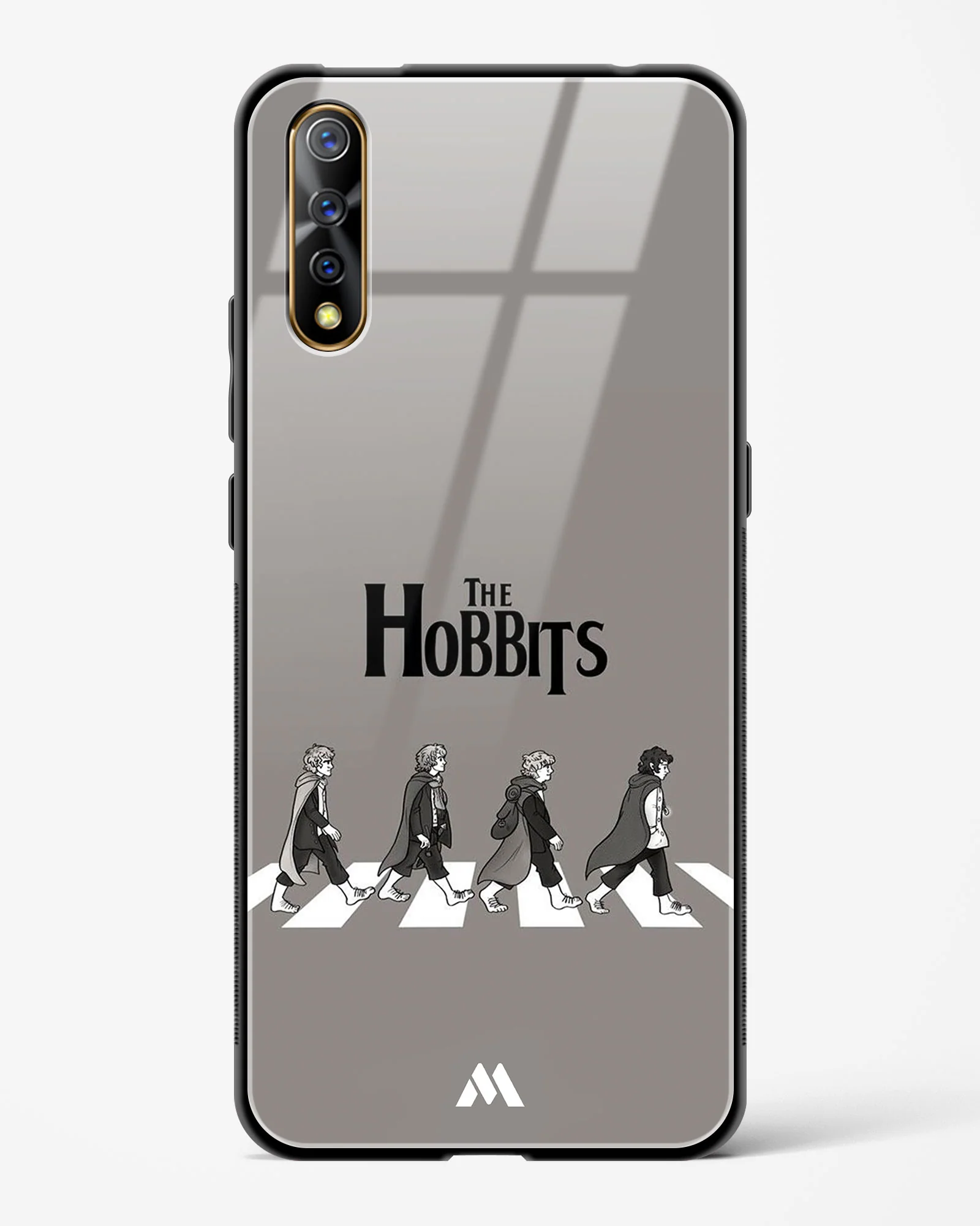 Hobbits at the Abbey Road Crossing Glass Case Phone Cover (Vivo) - Image 53
