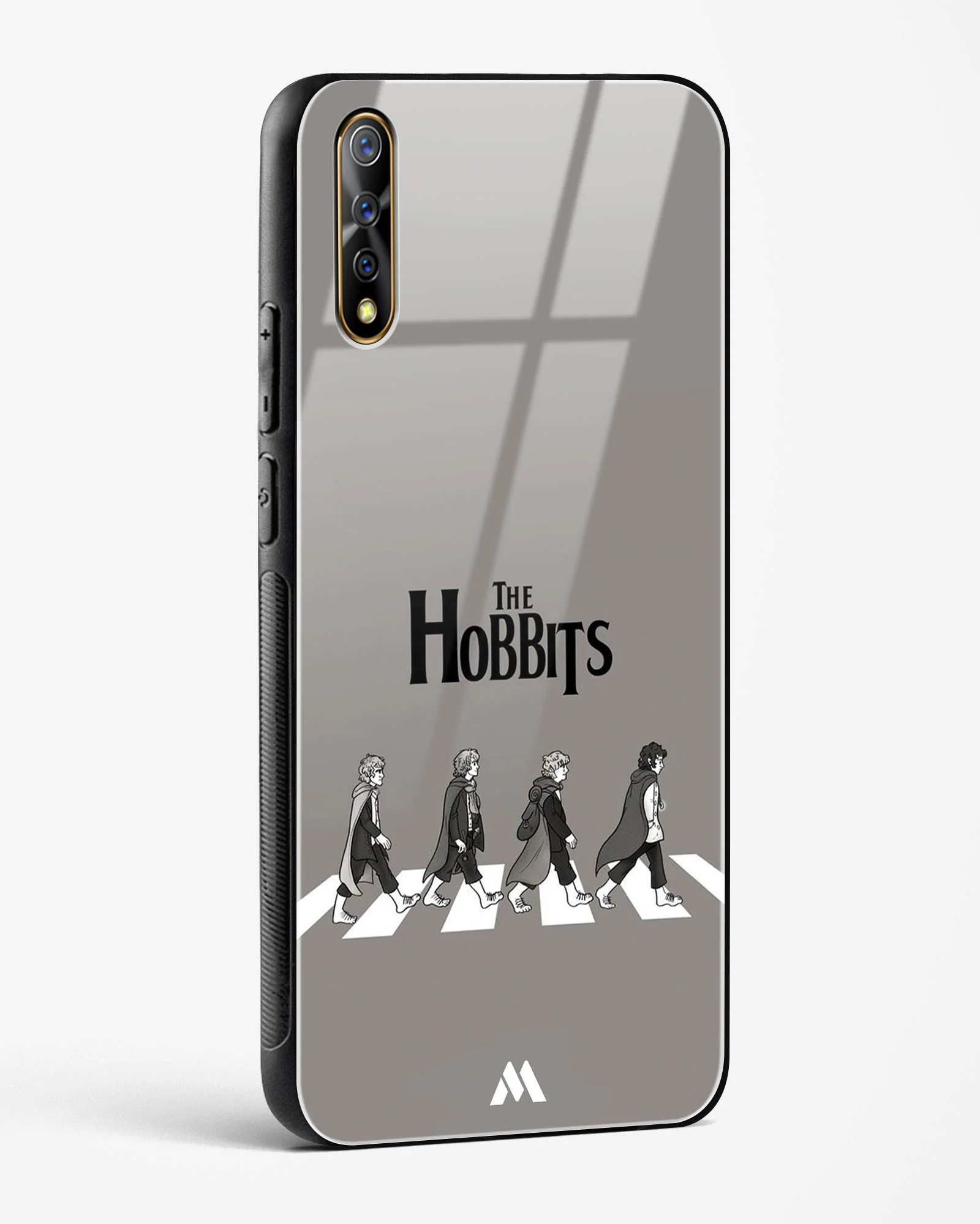 Hobbits at the Abbey Road Crossing Glass Case Phone Cover (Vivo) - Image 54
