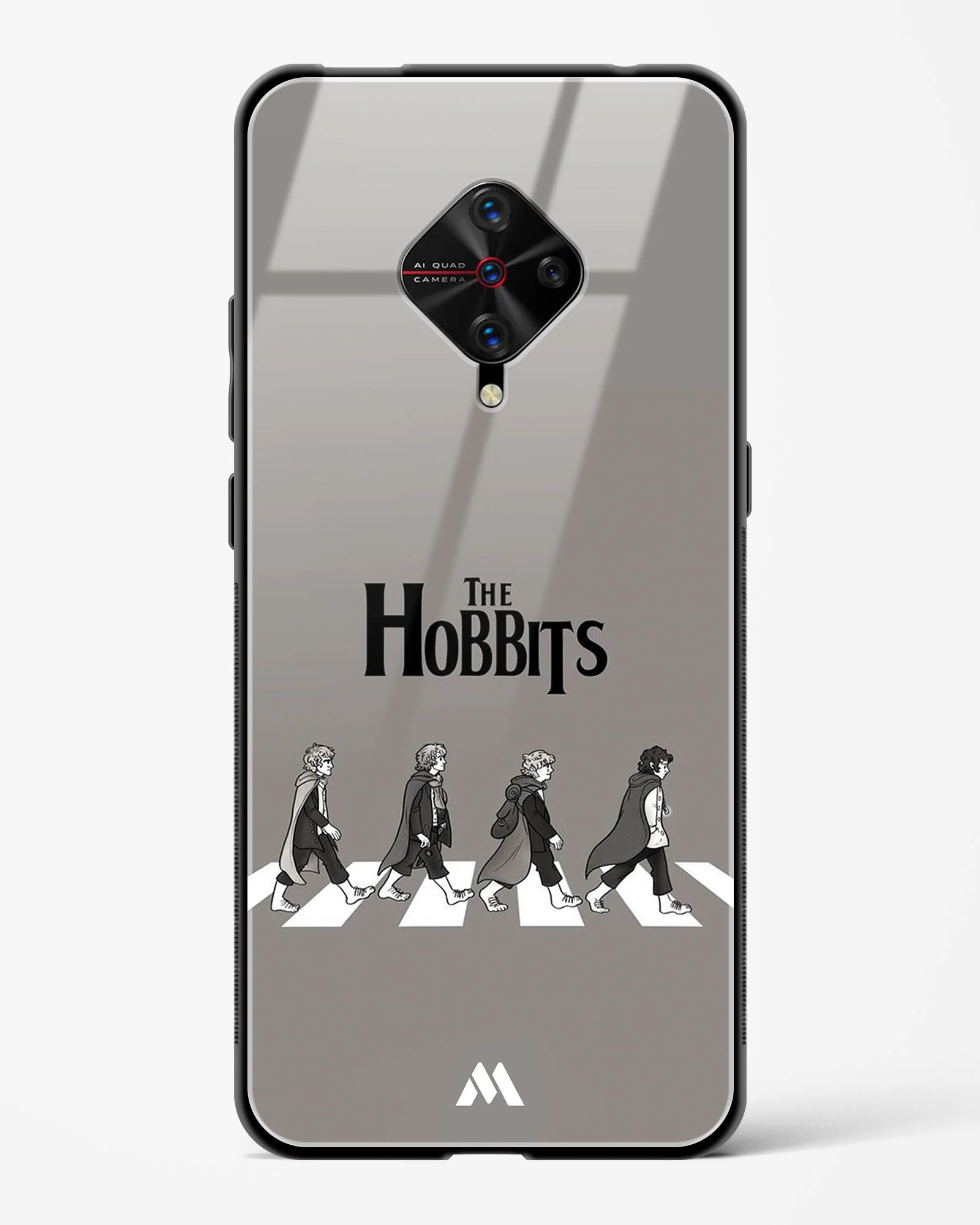 Hobbits at the Abbey Road Crossing Glass Case Phone Cover (Vivo) - Image 55