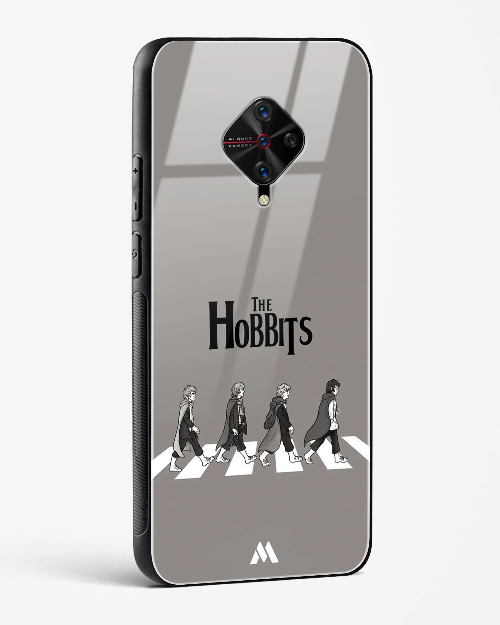 Hobbits at the Abbey Road Crossing Glass Case Phone Cover (Vivo) - Image 56