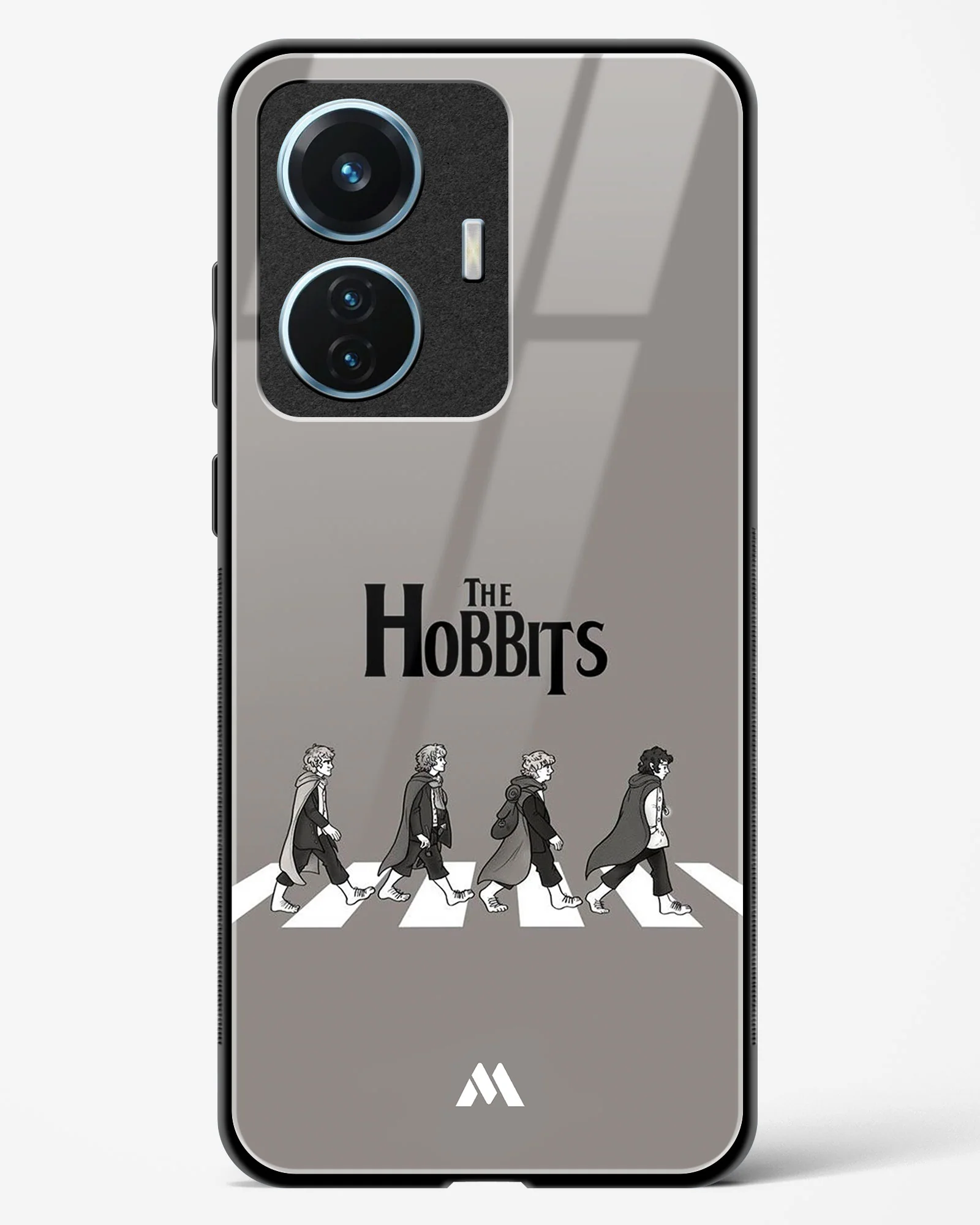 Hobbits at the Abbey Road Crossing Glass Case Phone Cover (Vivo) - Image 57