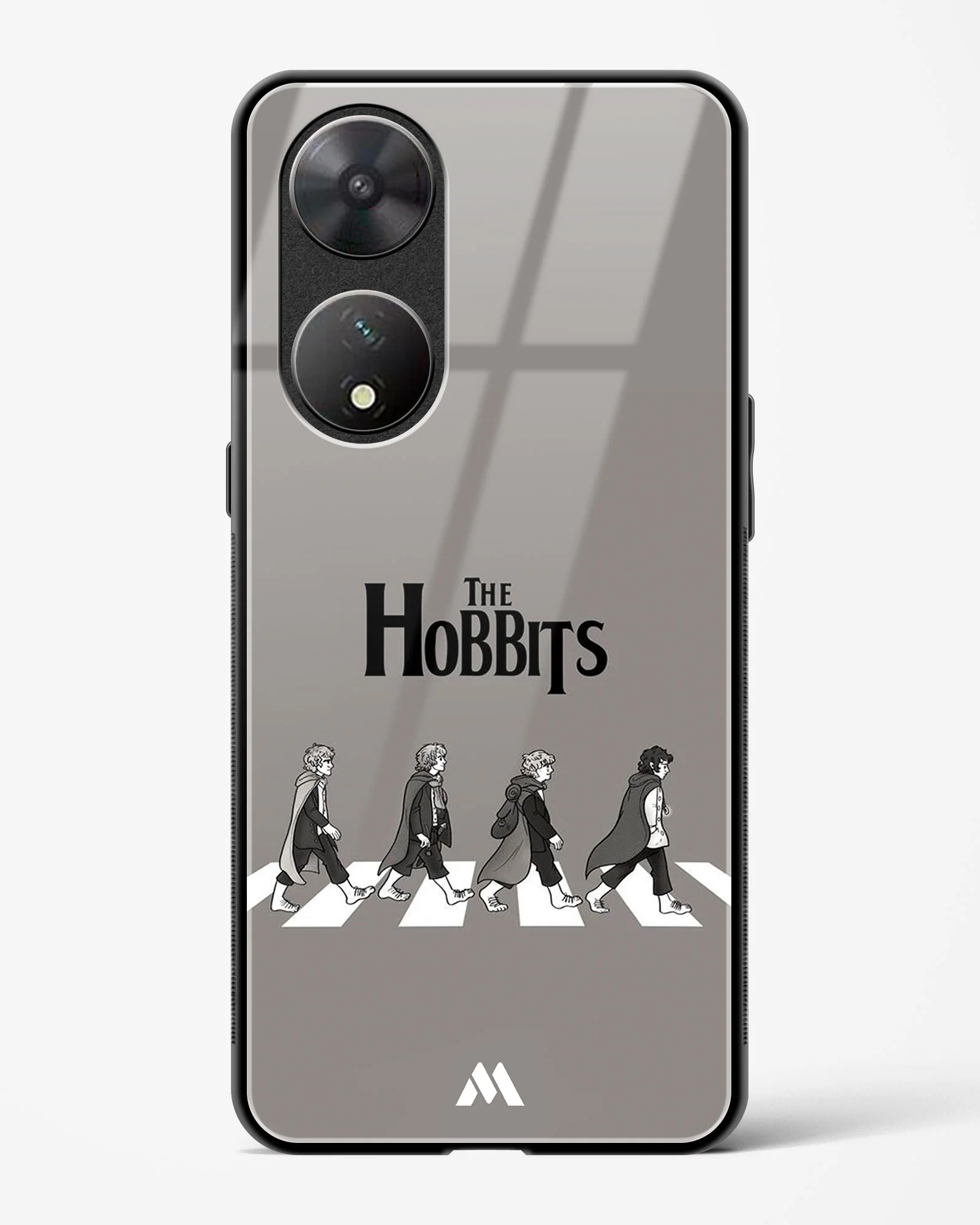 Hobbits at the Abbey Road Crossing Glass Case Phone Cover (Vivo) - Image 63