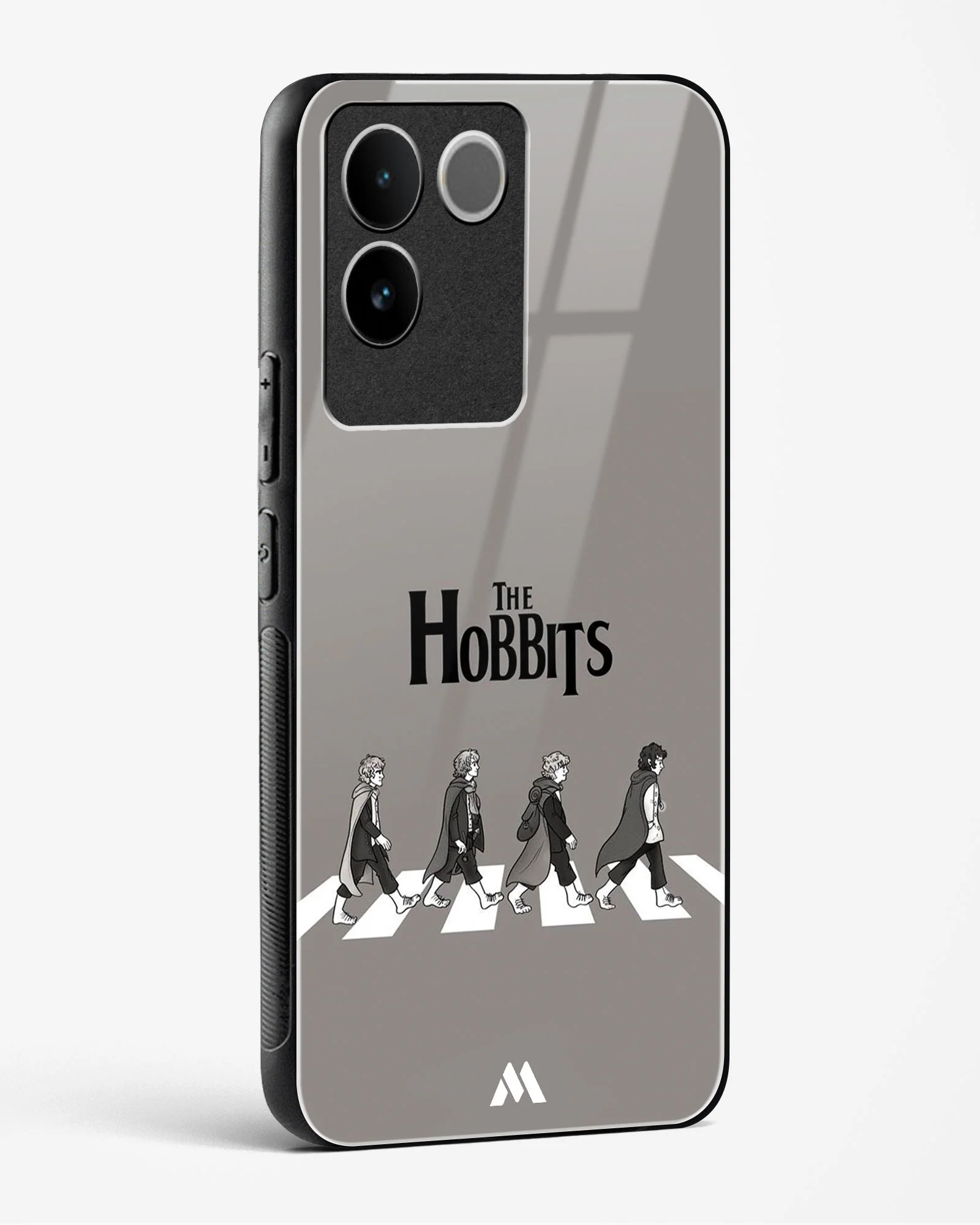 Hobbits at the Abbey Road Crossing Glass Case Phone Cover (Vivo) - Image 66