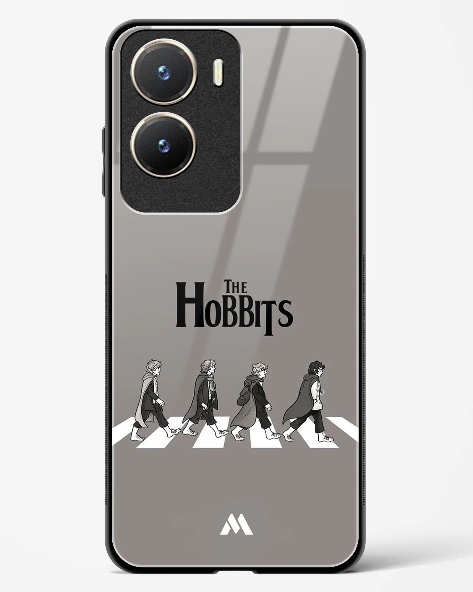 Hobbits at the Abbey Road Crossing Glass Case Phone Cover (Vivo) - Image 67