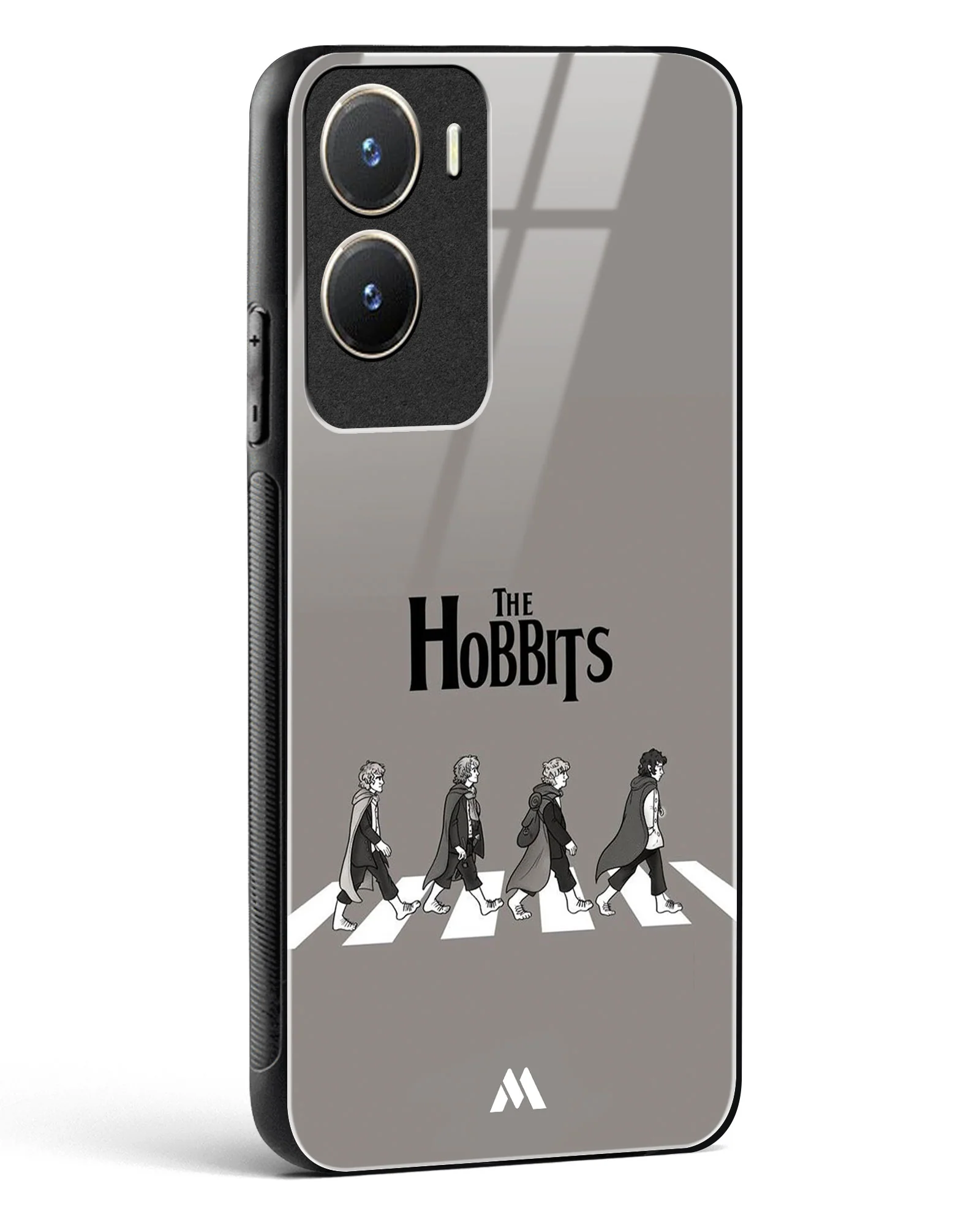 Hobbits at the Abbey Road Crossing Glass Case Phone Cover (Vivo) - Image 68