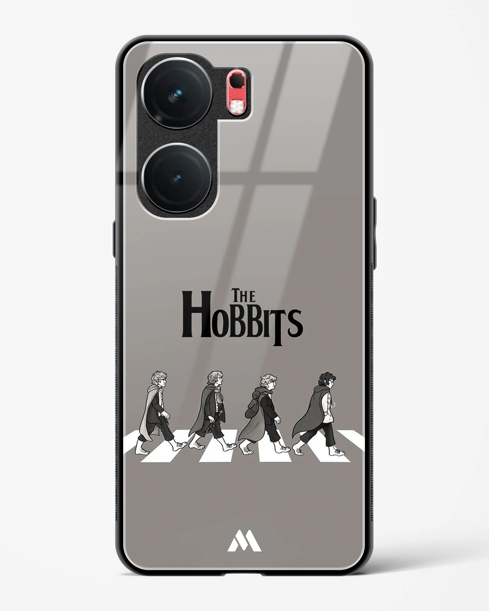 Hobbits at the Abbey Road Crossing Glass Case Phone Cover (Vivo) - Image 7