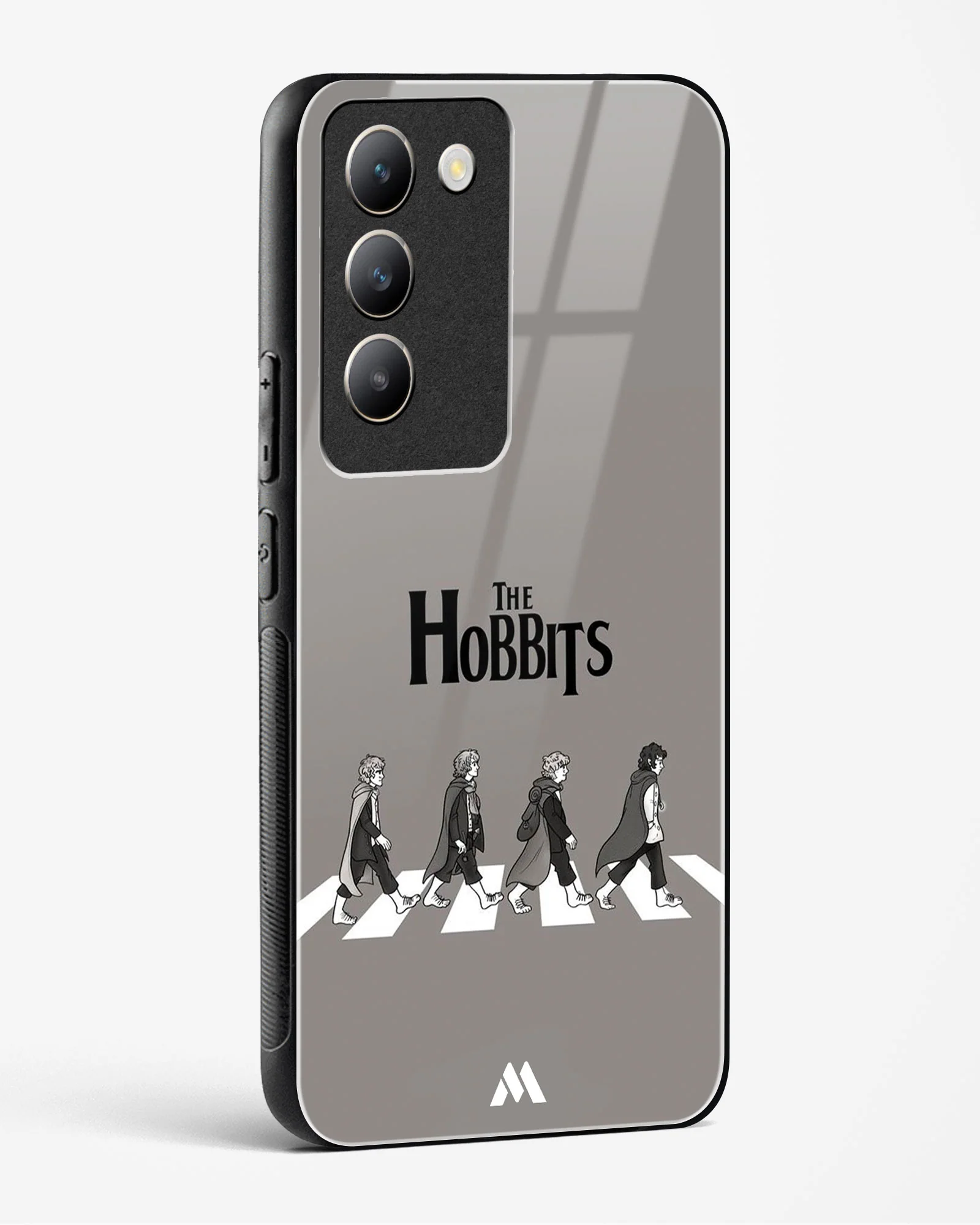 Hobbits at the Abbey Road Crossing Glass Case Phone Cover (Vivo) - Image 70
