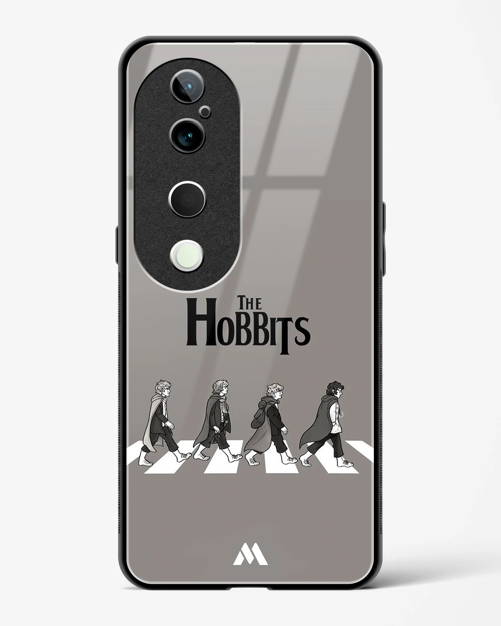 Hobbits at the Abbey Road Crossing Glass Case Phone Cover (Vivo) - Image 71