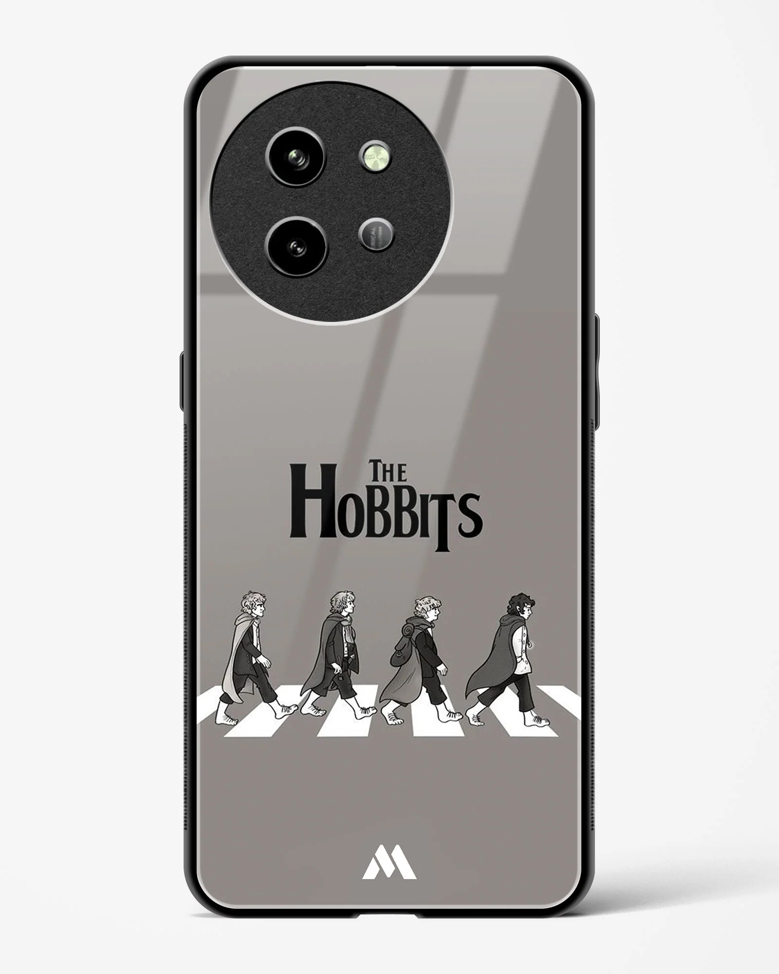 Hobbits at the Abbey Road Crossing Glass Case Phone Cover (Vivo) - Image 73