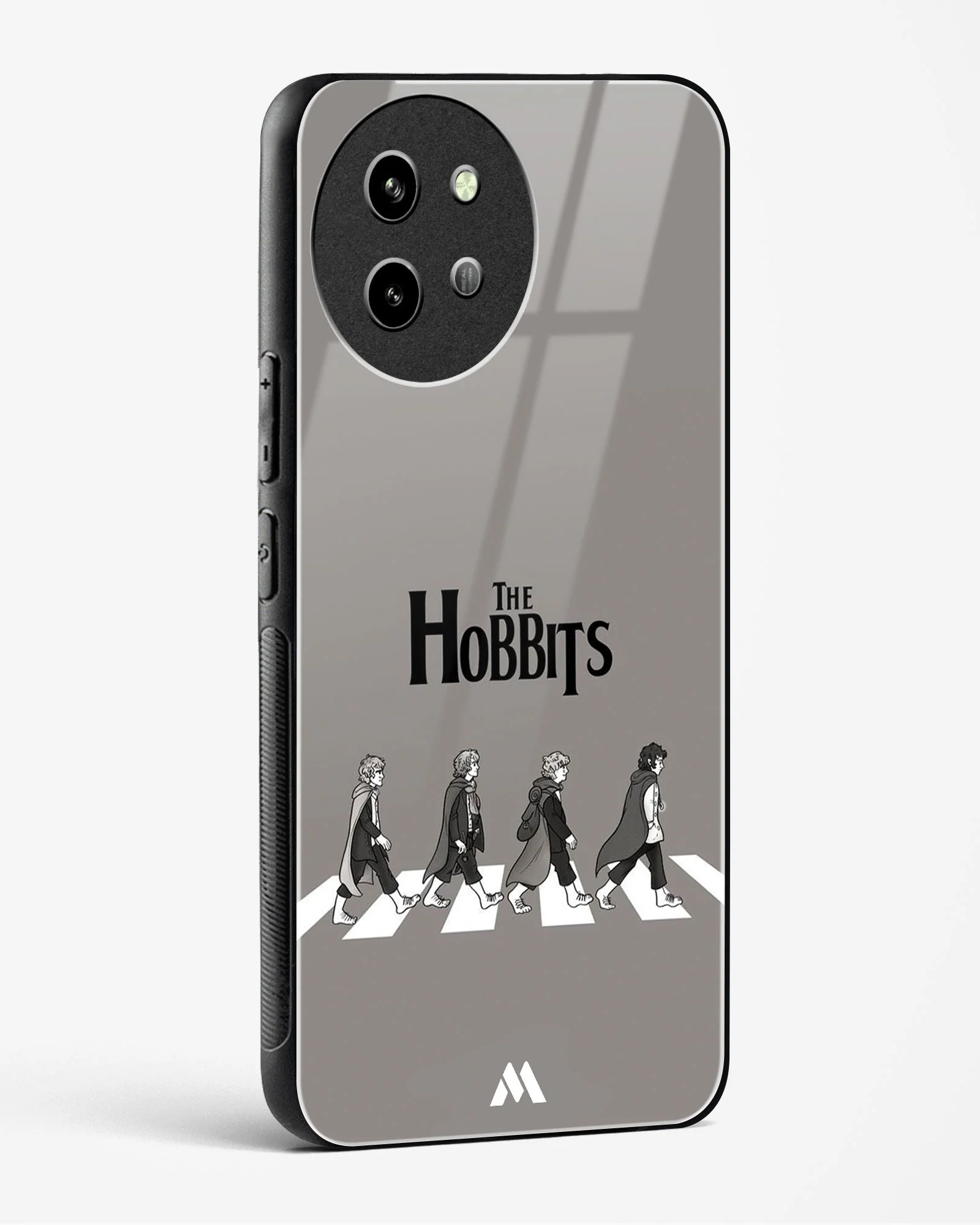 Hobbits at the Abbey Road Crossing Glass Case Phone Cover (Vivo) - Image 74
