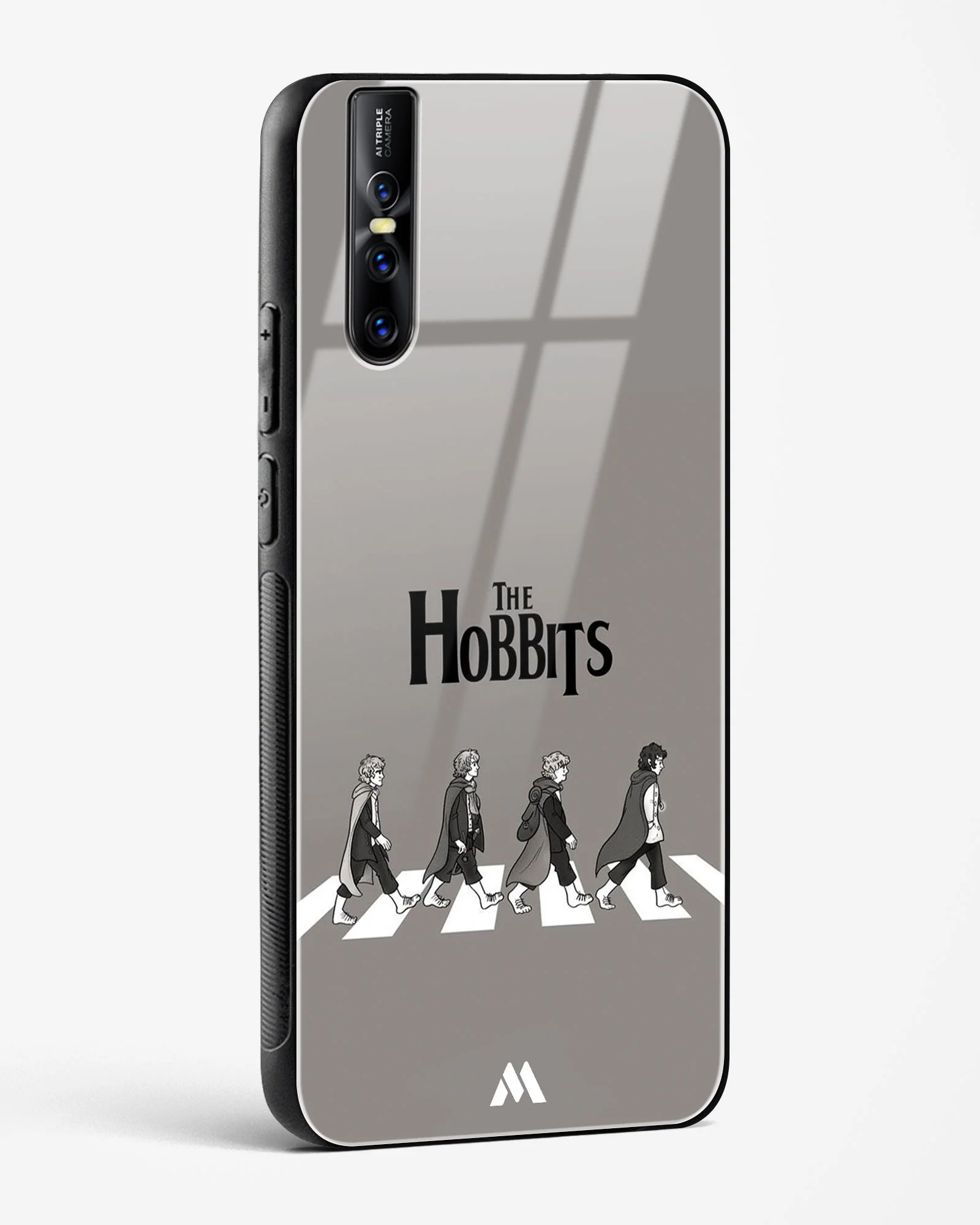 Hobbits at the Abbey Road Crossing Glass Case Phone Cover (Vivo) - Image 76
