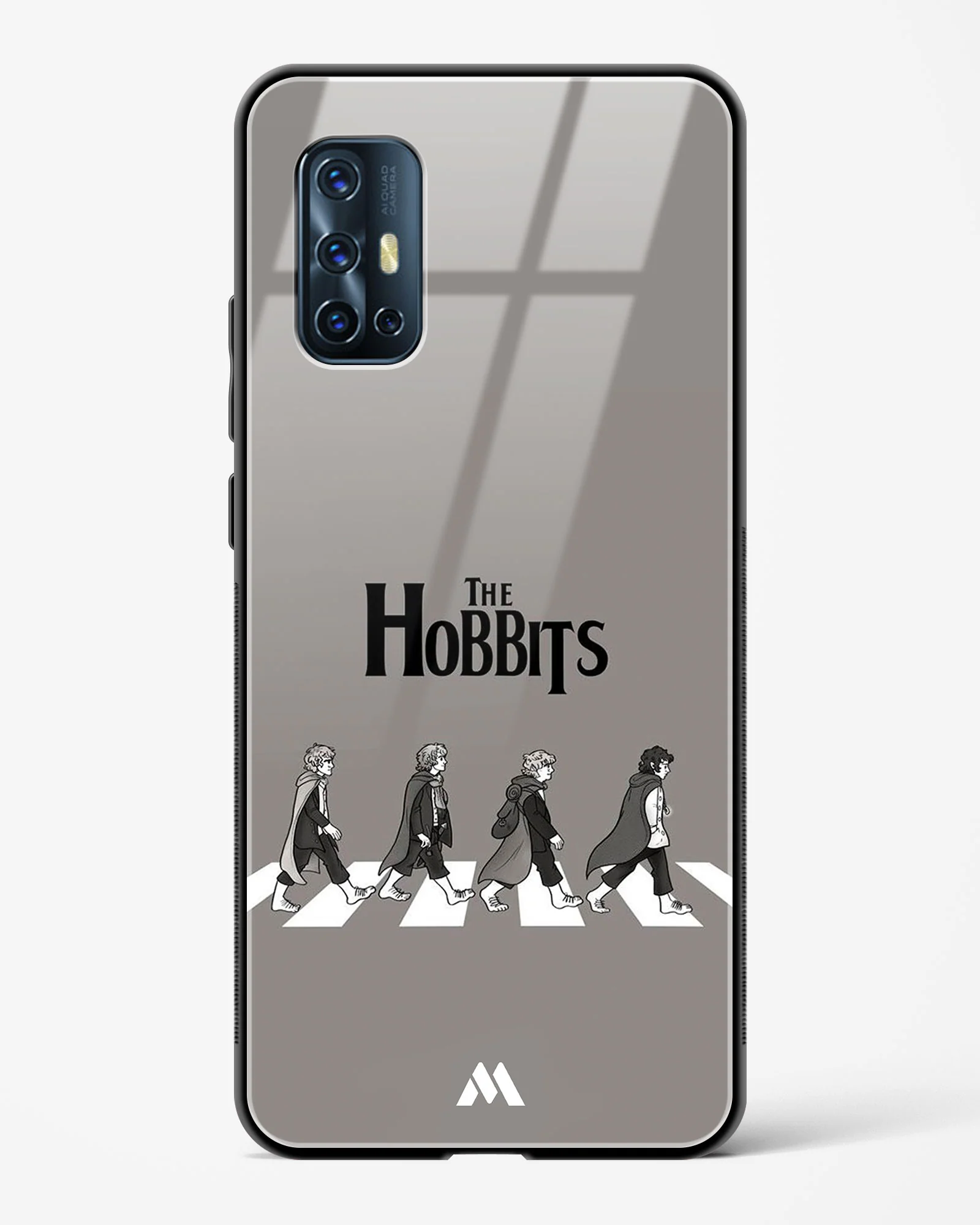 Hobbits at the Abbey Road Crossing Glass Case Phone Cover (Vivo) - Image 77