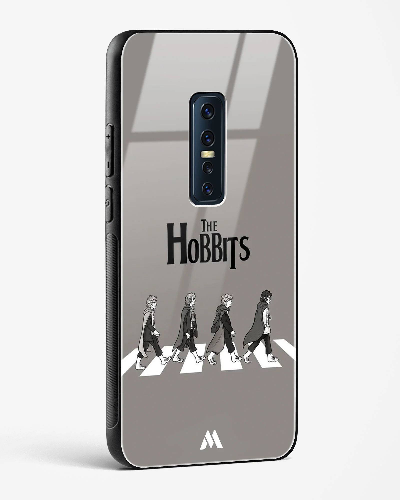 Hobbits at the Abbey Road Crossing Glass Case Phone Cover (Vivo) - Image 80