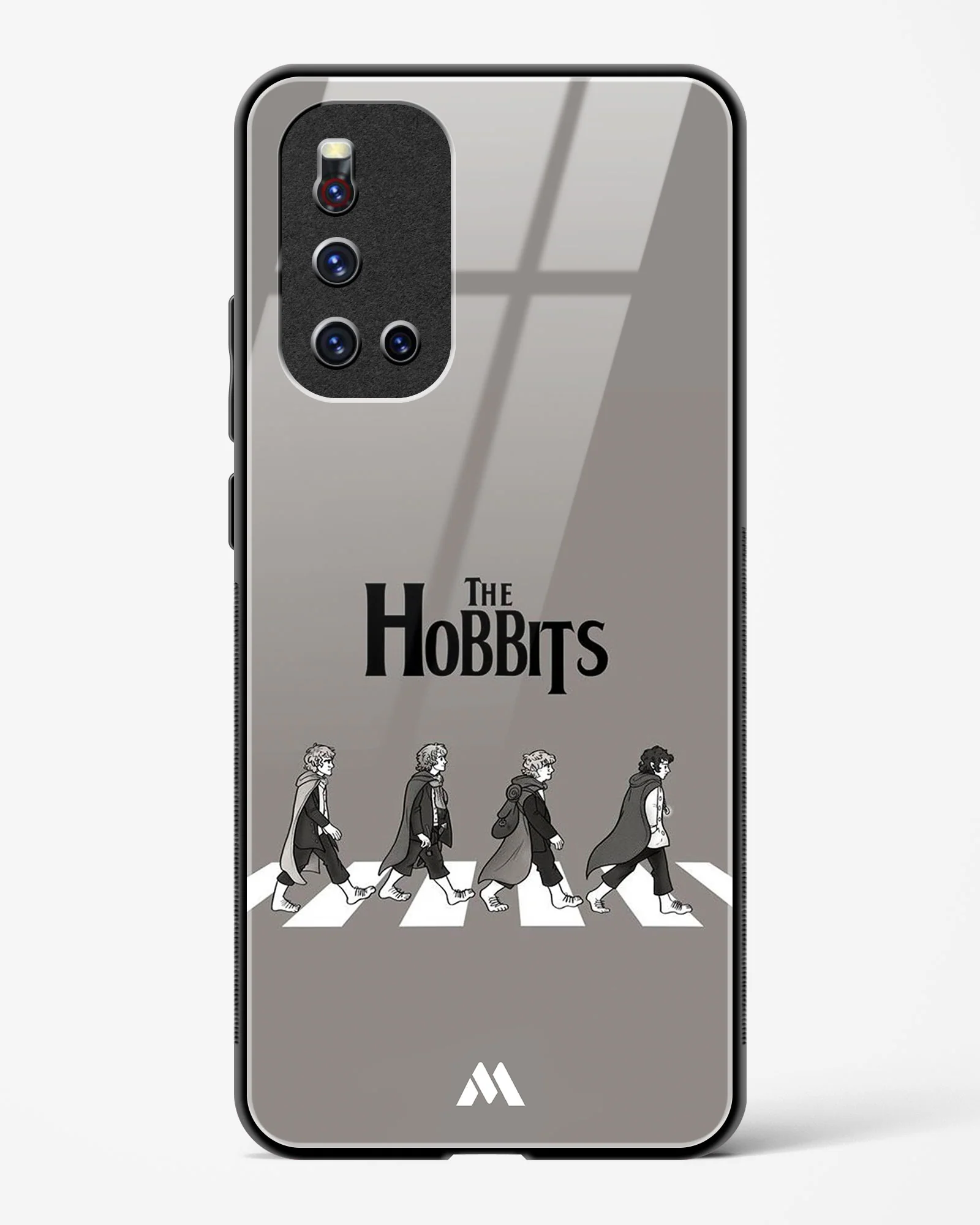 Hobbits at the Abbey Road Crossing Glass Case Phone Cover (Vivo) - Image 81