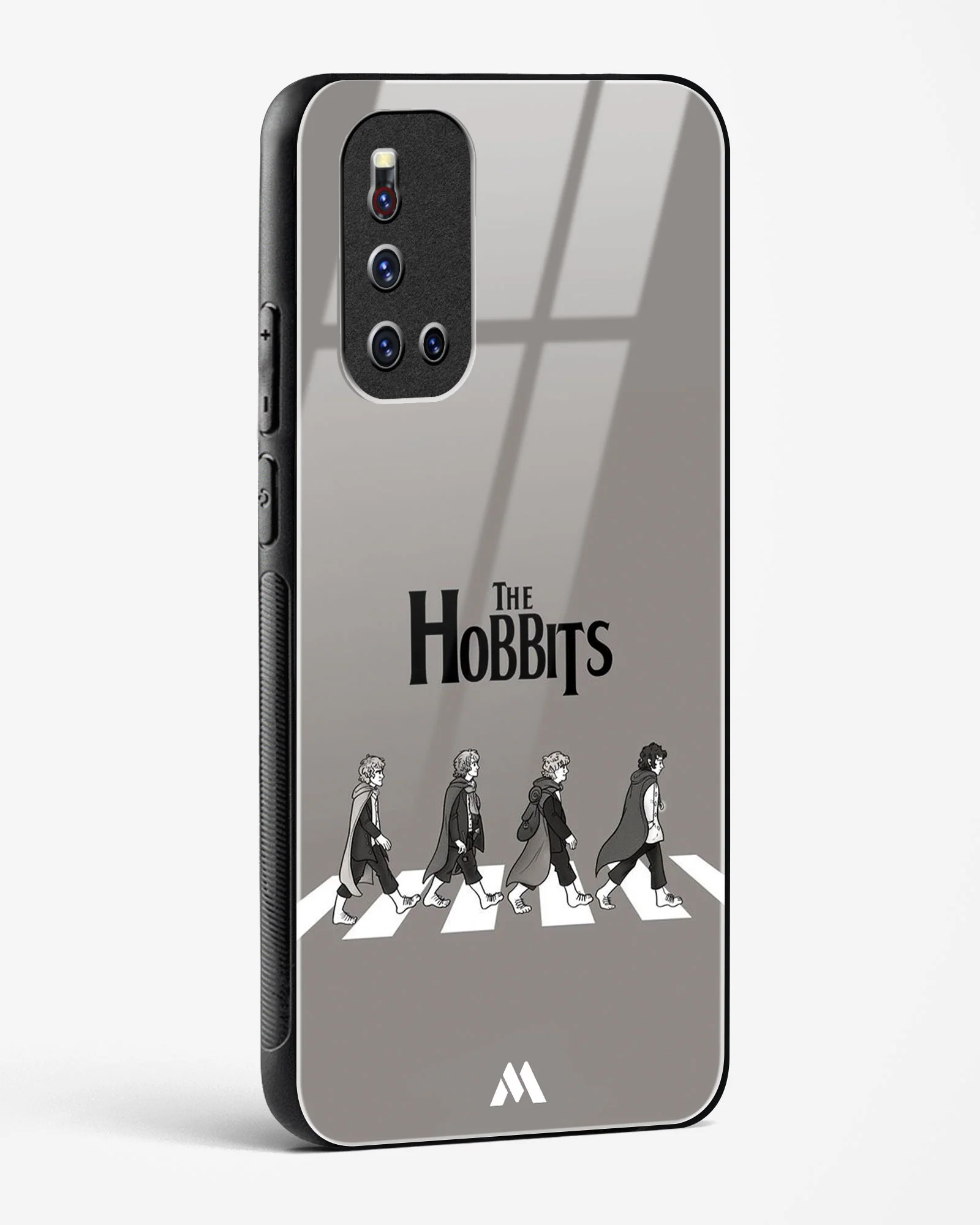 Hobbits at the Abbey Road Crossing Glass Case Phone Cover (Vivo) - Image 82
