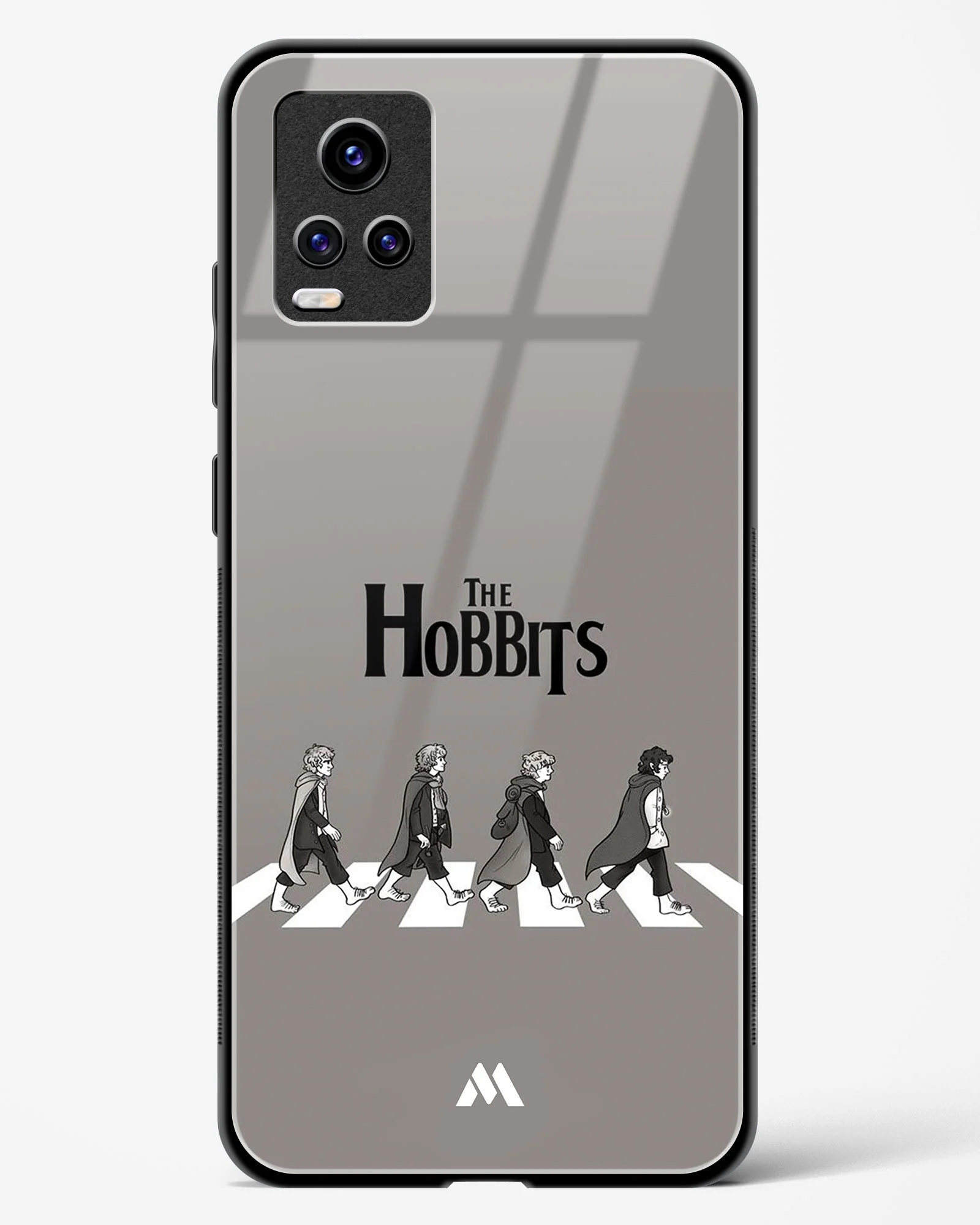 Hobbits at the Abbey Road Crossing Glass Case Phone Cover (Vivo) - Image 83