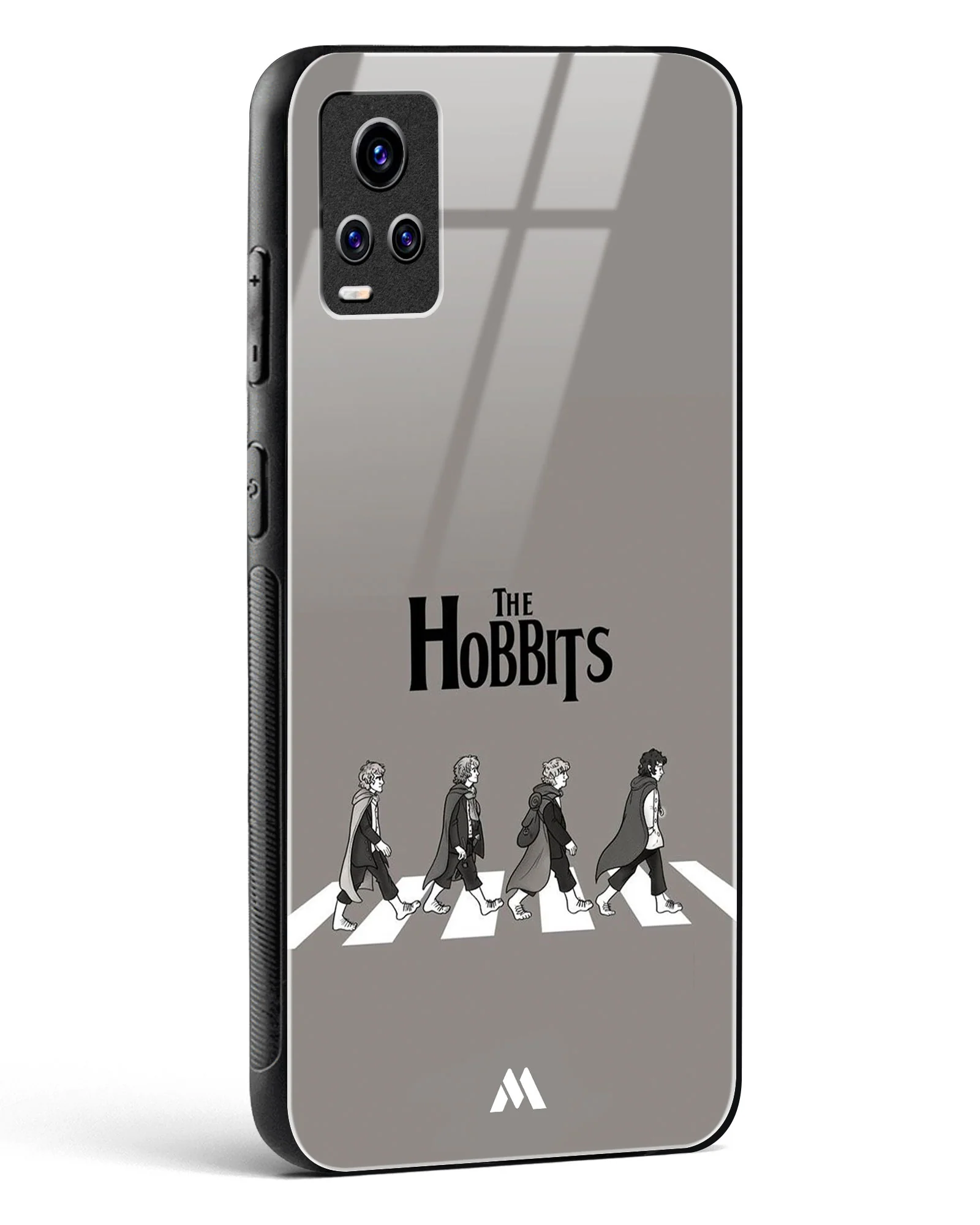 Hobbits at the Abbey Road Crossing Glass Case Phone Cover (Vivo) - Image 86