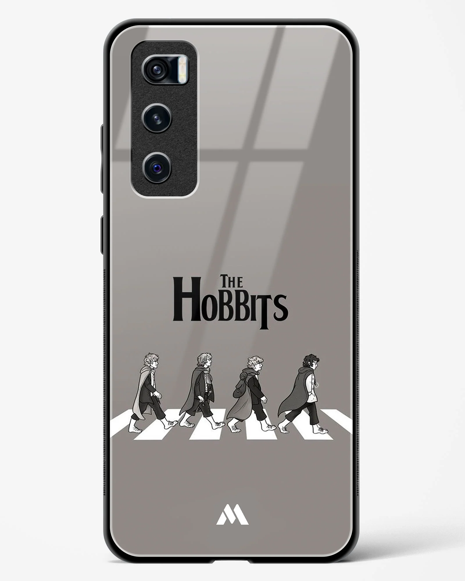 Hobbits at the Abbey Road Crossing Glass Case Phone Cover (Vivo) - Image 87