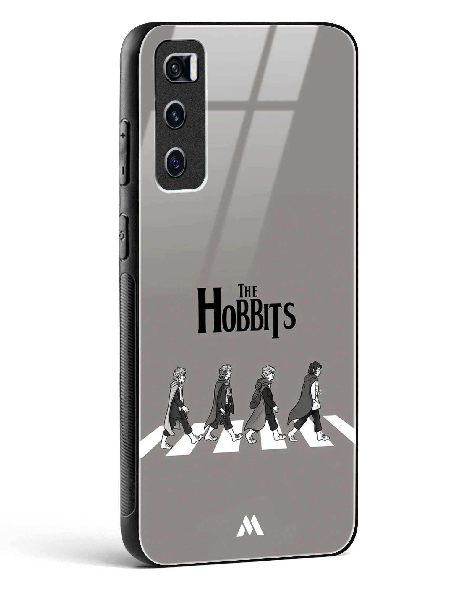 Hobbits at the Abbey Road Crossing Glass Case Phone Cover (Vivo) - Image 88