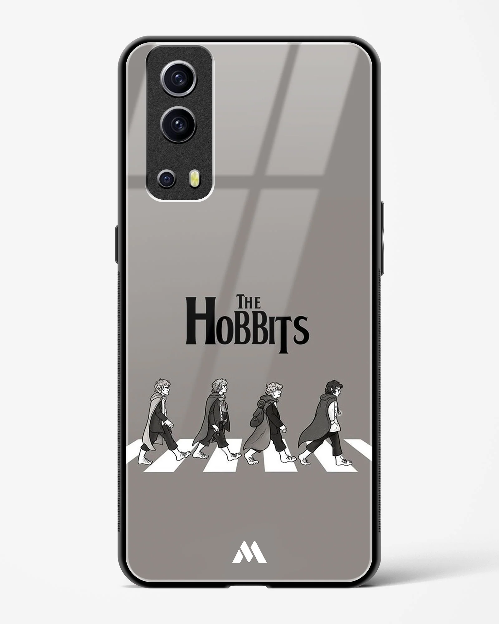 Hobbits at the Abbey Road Crossing Glass Case Phone Cover (Vivo) - Image 9