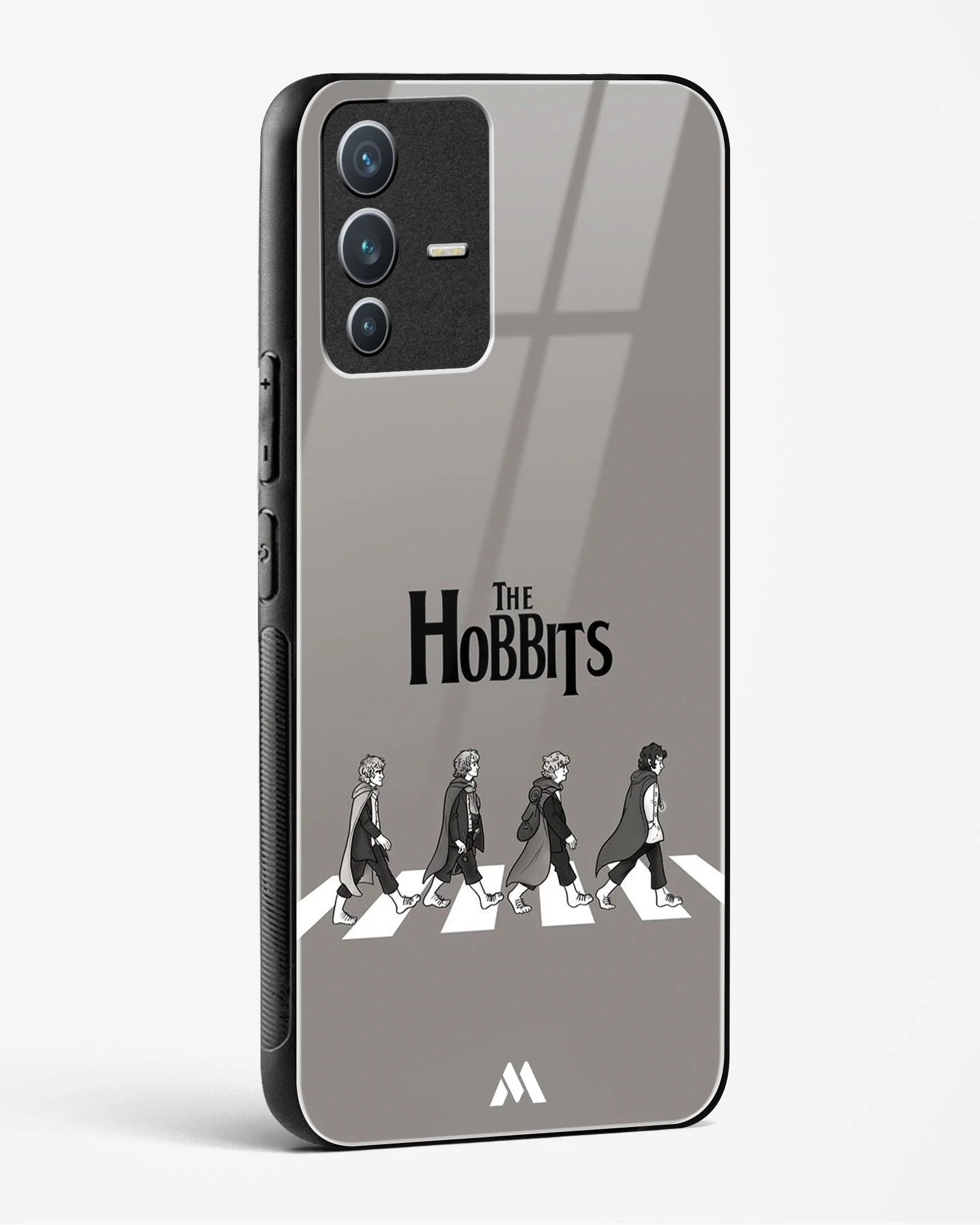 Hobbits at the Abbey Road Crossing Glass Case Phone Cover (Vivo) - Image 96