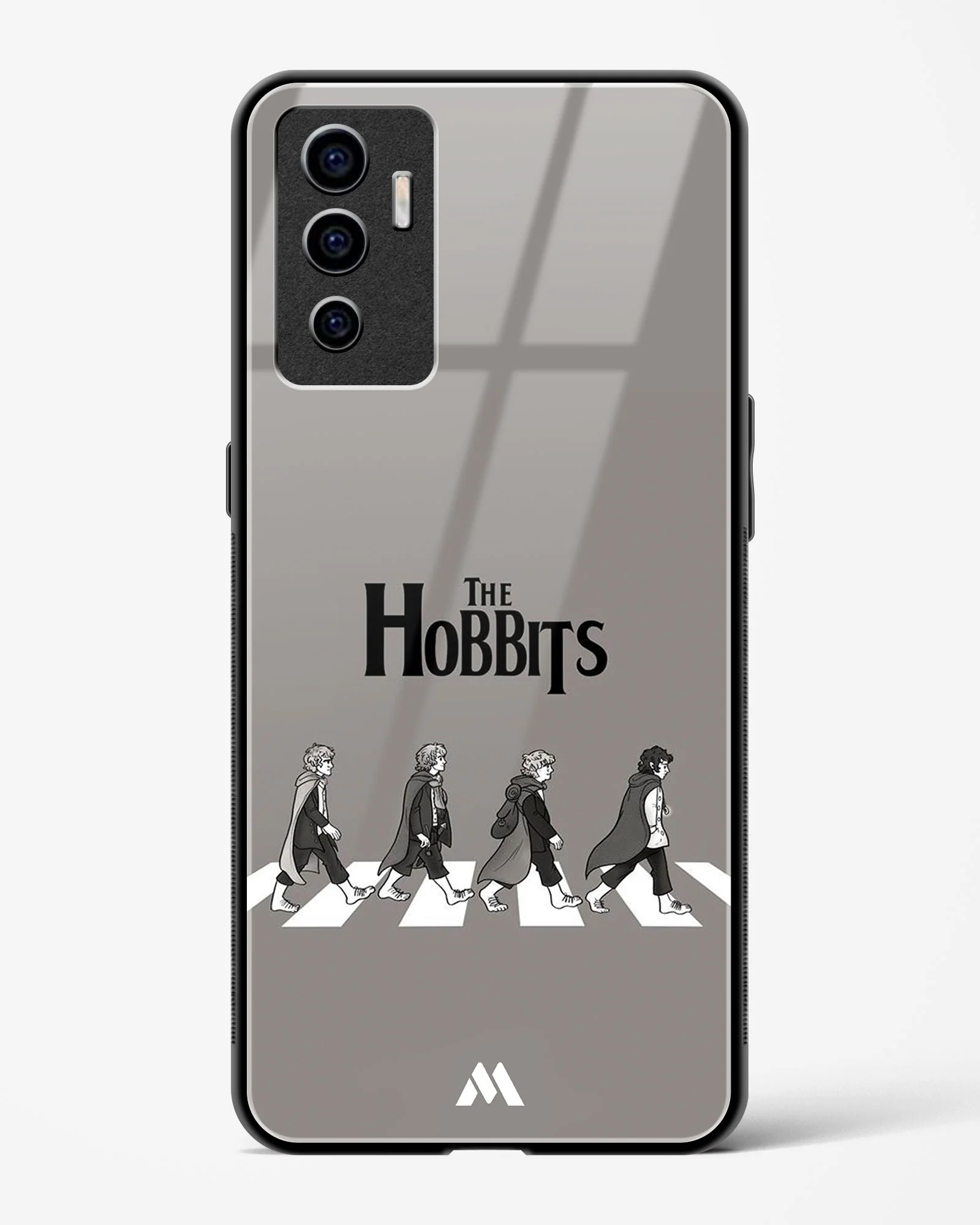 Hobbits at the Abbey Road Crossing Glass Case Phone Cover (Vivo) - Image 97