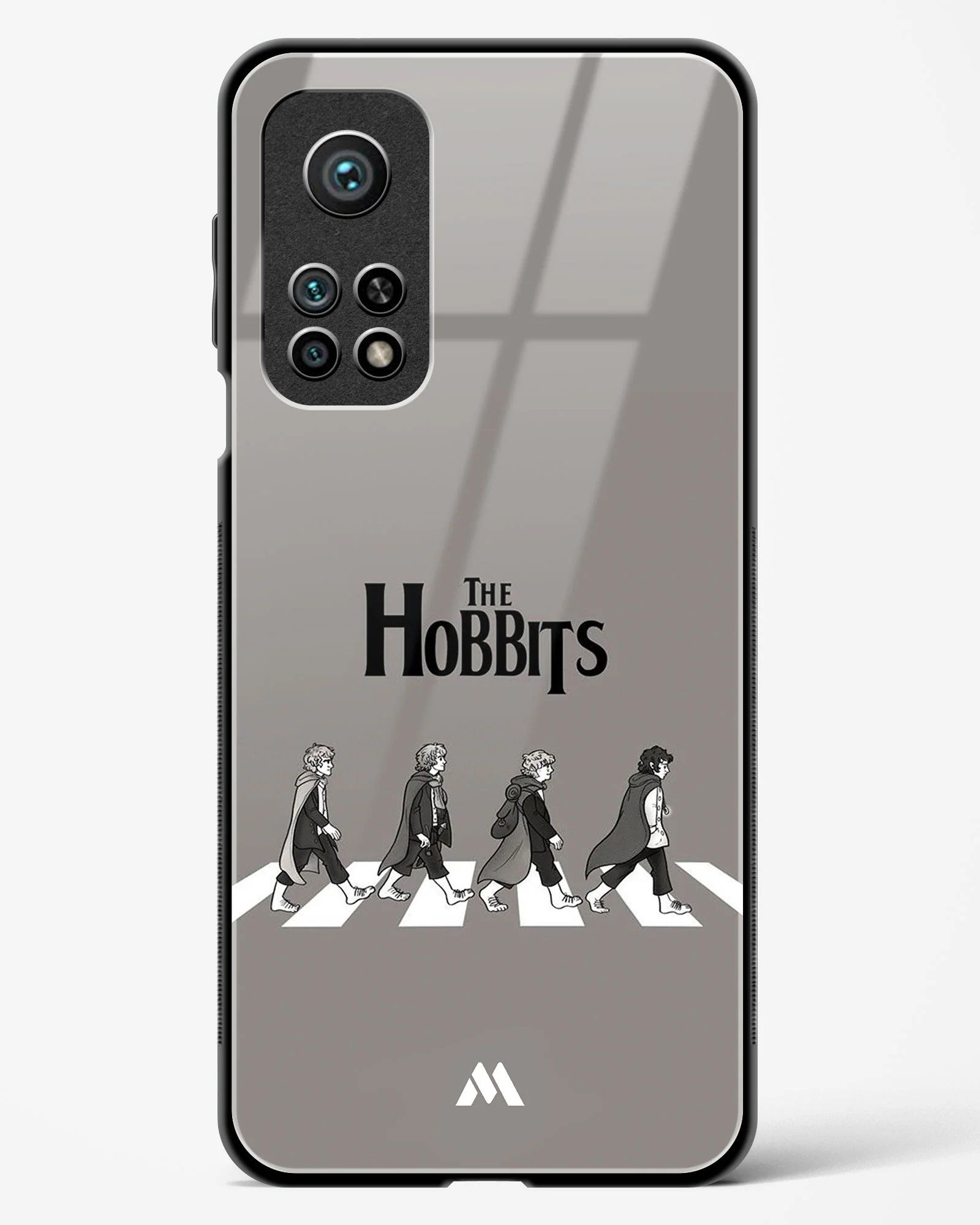 Hobbits at the Abbey Road Crossing Glass Case Phone Cover (Xiaomi) - Image 3