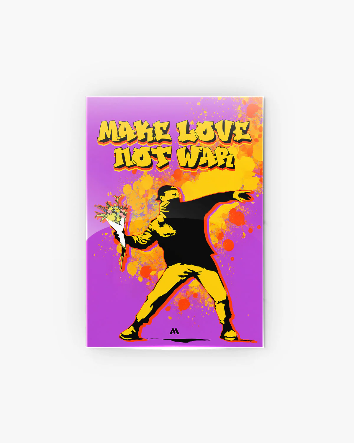 Love And Not War Metal-Poster - Image 11