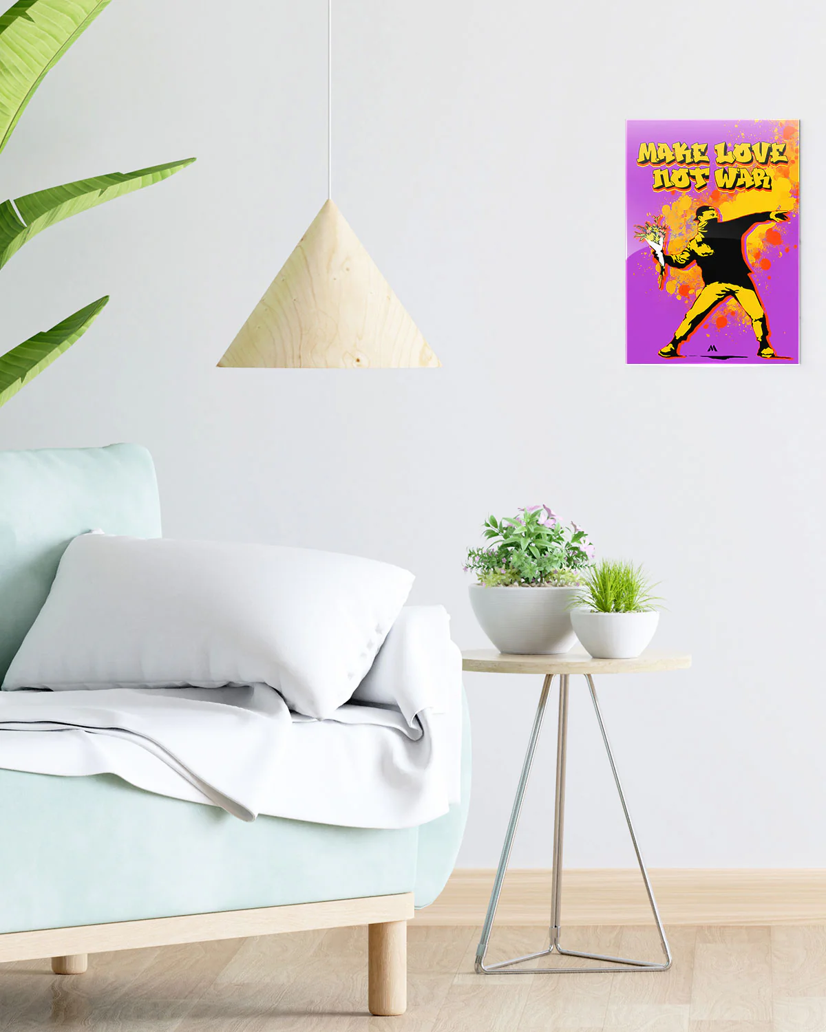 Love And Not War Metal-Poster - Image 12