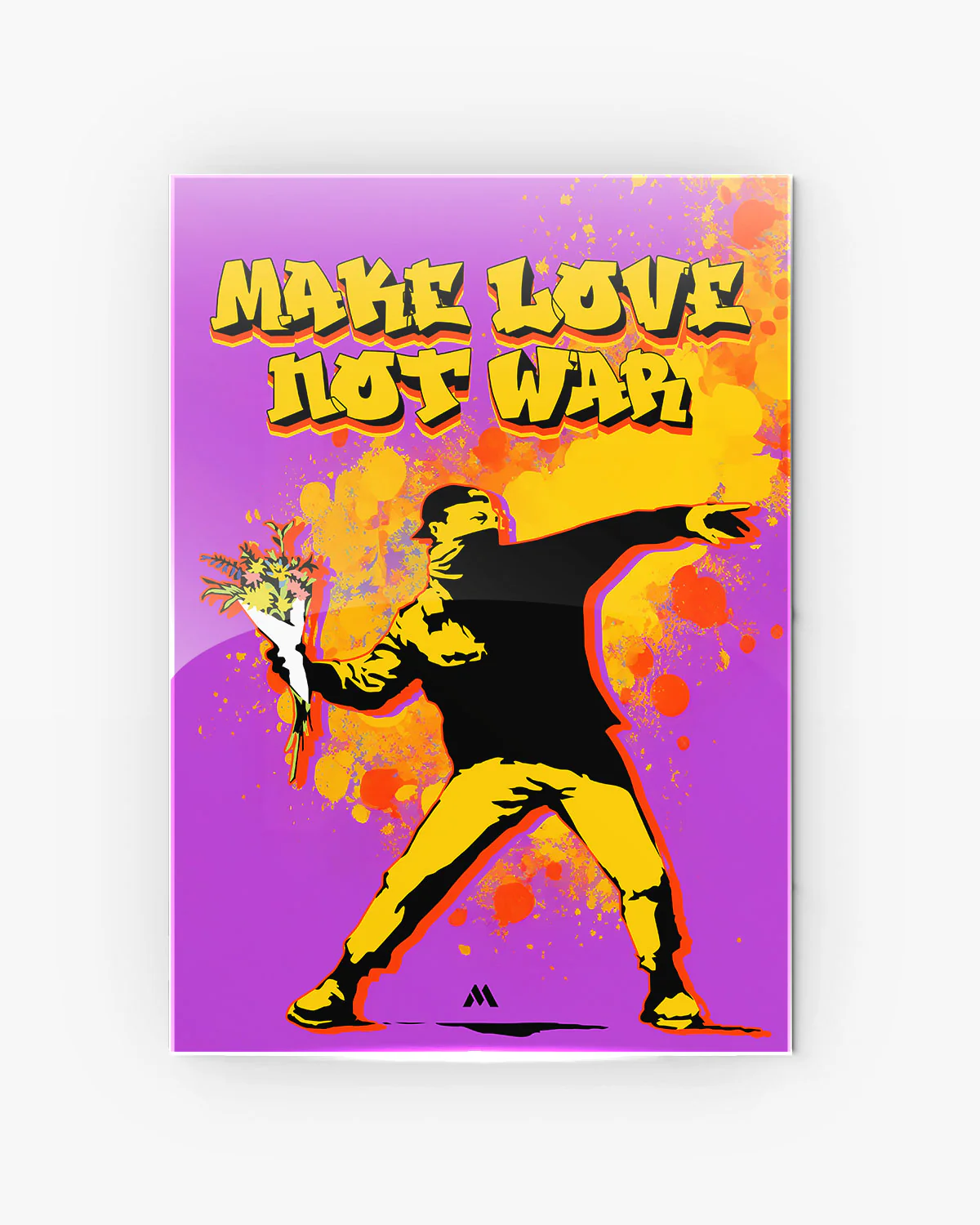 Love And Not War Metal-Poster - Image 6