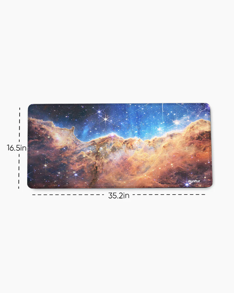 NIght Sky from the James Webb Telescope EdgeGuard Desk Mat - Image 11