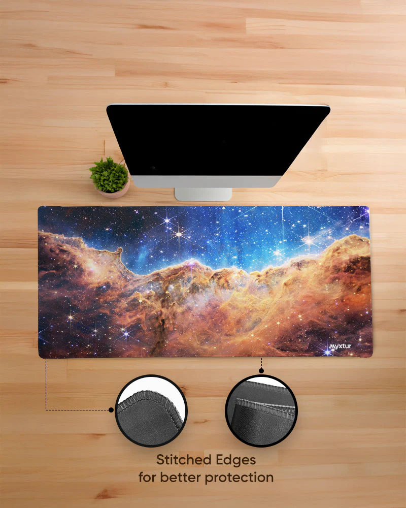 NIght Sky from the James Webb Telescope EdgeGuard Desk Mat - Image 7
