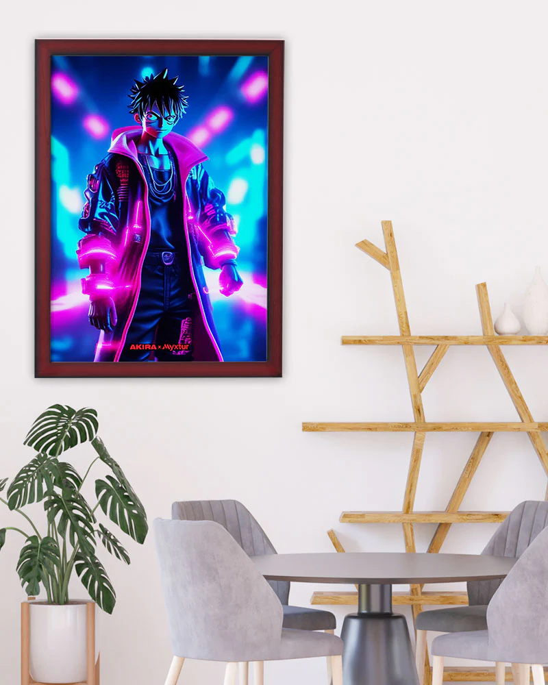 One Piece-Neon Luffy [AKIRA] Art-Poster - Image 10