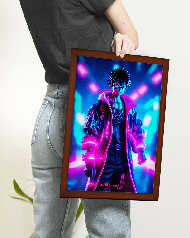 One Piece-Neon Luffy [AKIRA] Art-Poster - Image 11