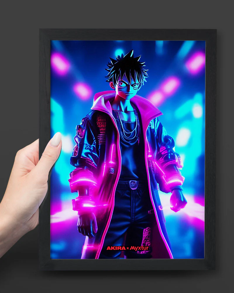 One Piece-Neon Luffy [AKIRA] Art-Poster - Image 22