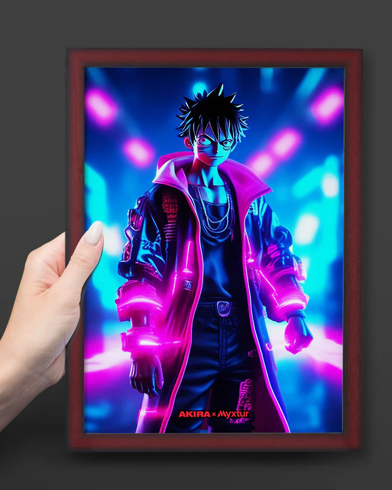 One Piece-Neon Luffy [AKIRA] Art-Poster - Image 26