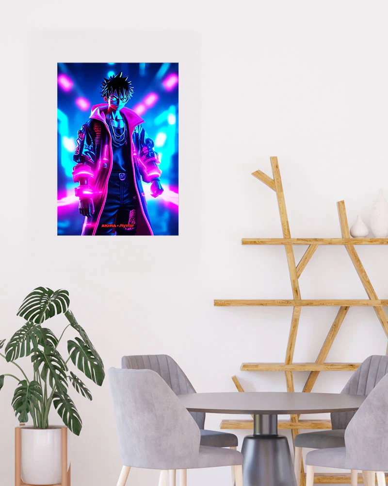 One Piece-Neon Luffy [AKIRA] Art-Poster - Image 29
