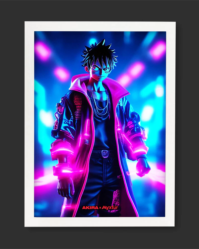 One Piece-Neon Luffy [AKIRA] Art-Poster - Image 31