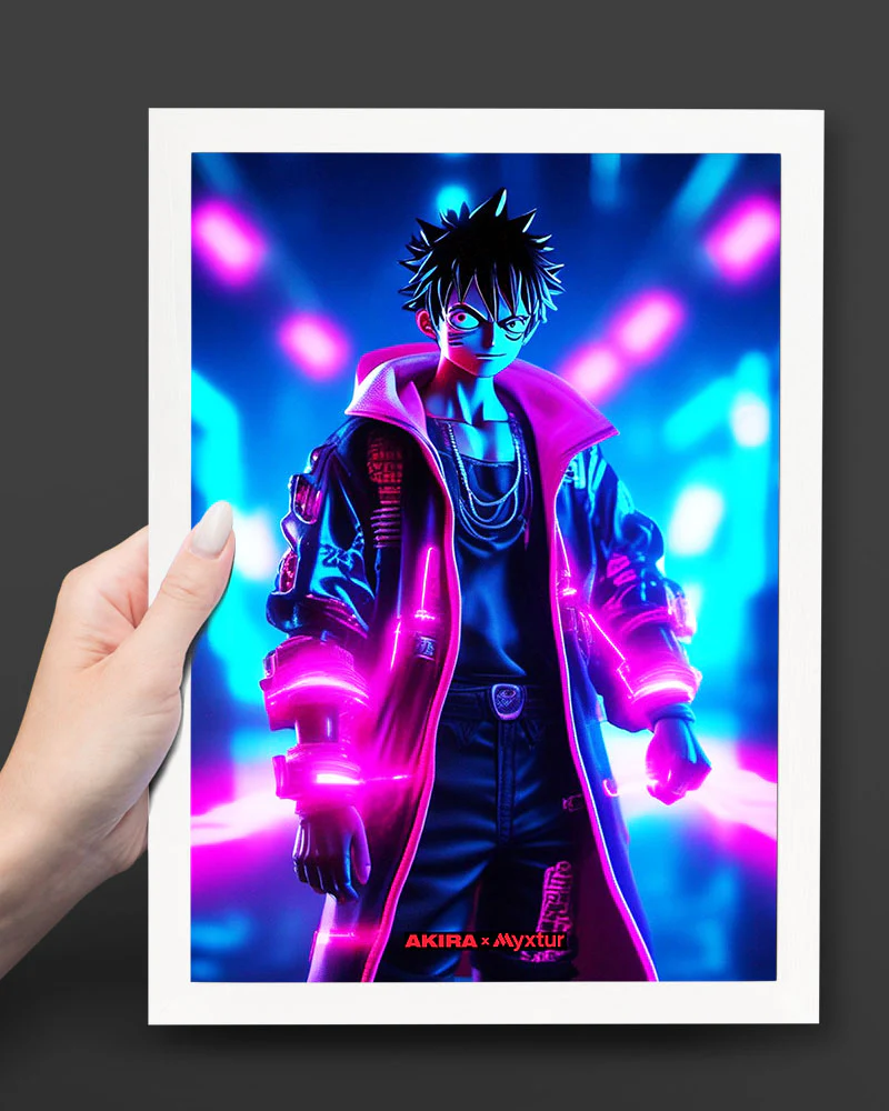 One Piece-Neon Luffy [AKIRA] Art-Poster - Image 33