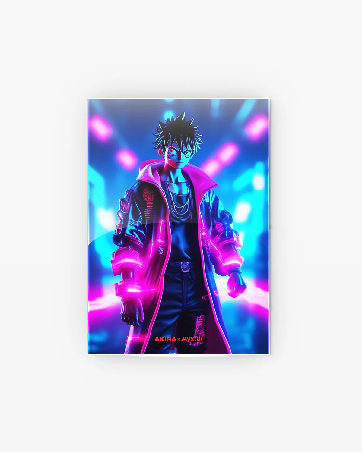 One Piece-Neon Luffy [AKIRA] Metal-Poster - Image 11