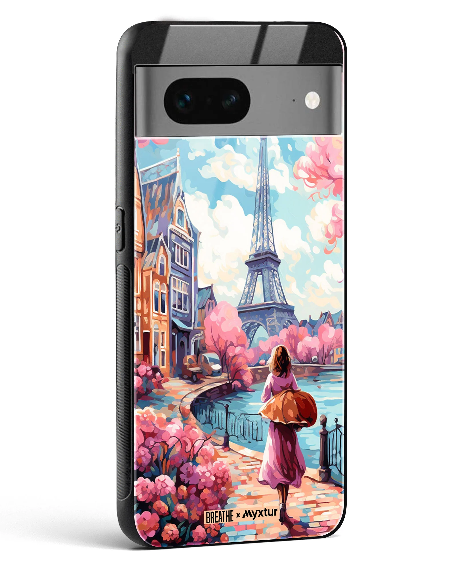 Pastel Paris Impressions [BREATHE] Glass Case Phone Cover (Google) - Image 14