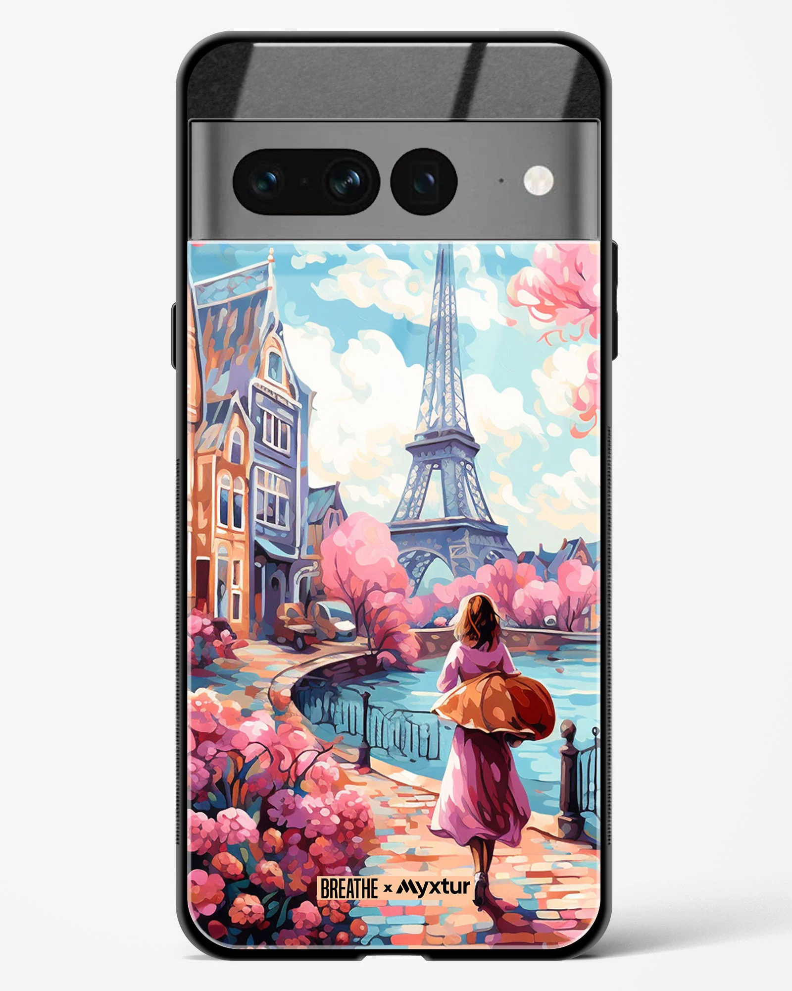 Pastel Paris Impressions [BREATHE] Glass Case Phone Cover (Google) - Image 15