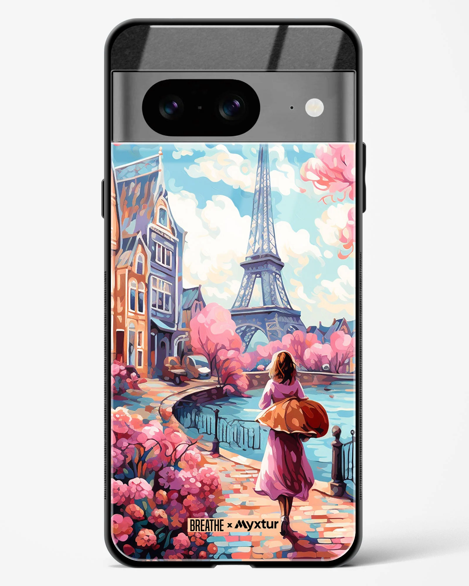 Pastel Paris Impressions [BREATHE] Glass Case Phone Cover (Google) - Image 19