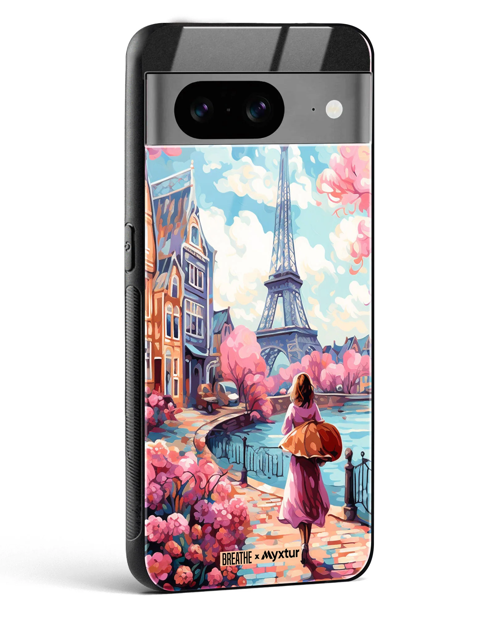 Pastel Paris Impressions [BREATHE] Glass Case Phone Cover (Google) - Image 20