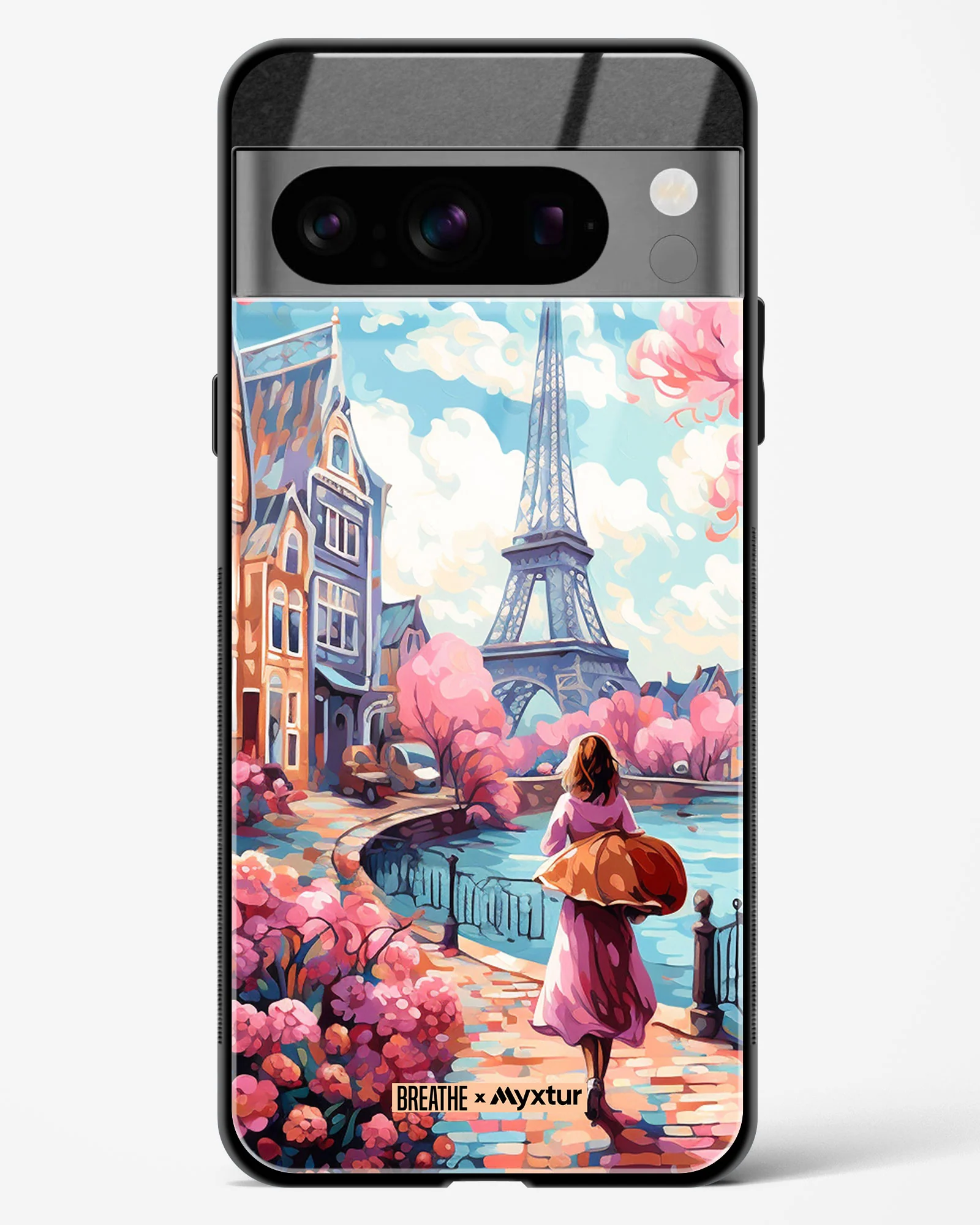 Pastel Paris Impressions [BREATHE] Glass Case Phone Cover (Google) - Image 21