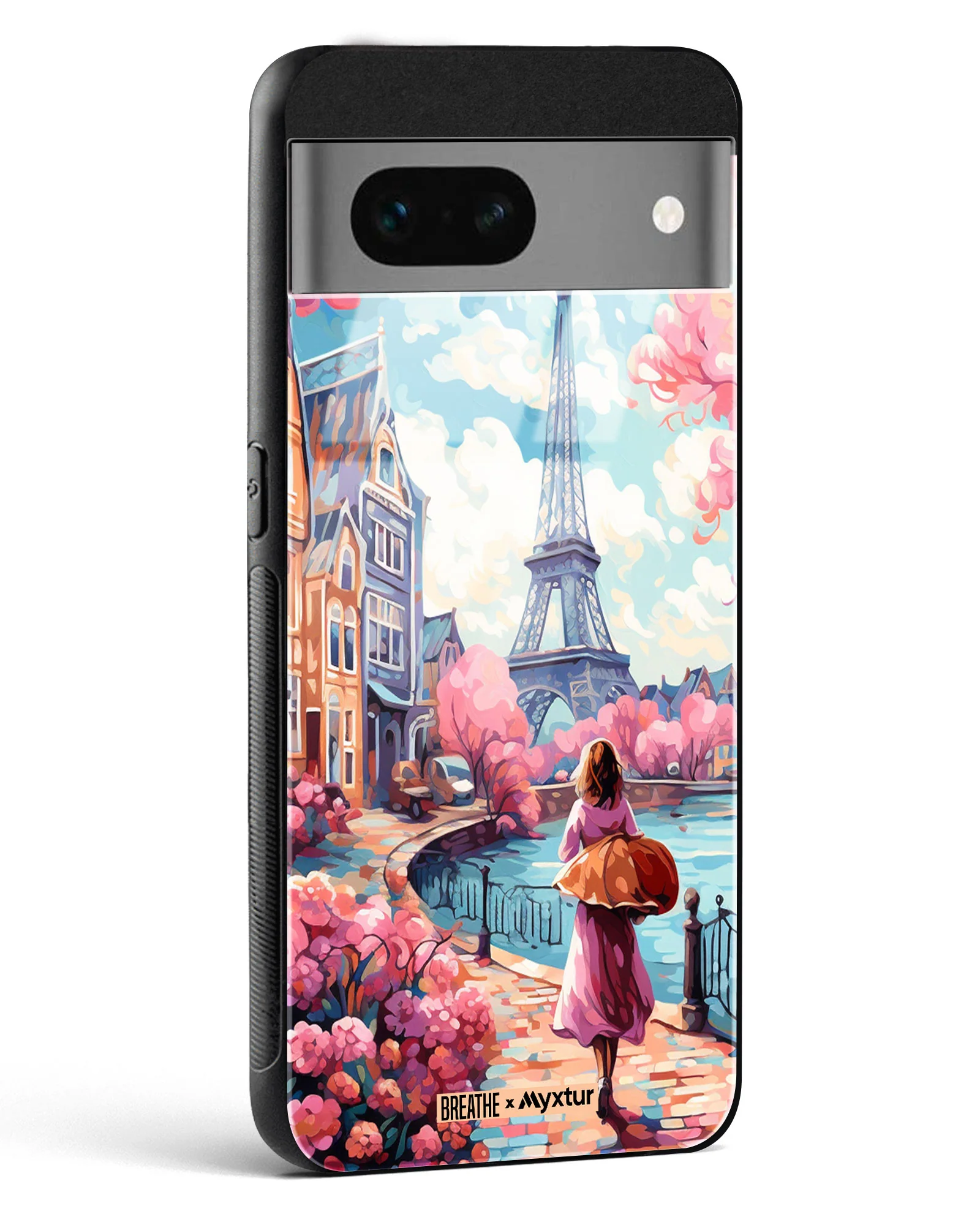 Pastel Paris Impressions [BREATHE] Glass Case Phone Cover (Google) - Image 24