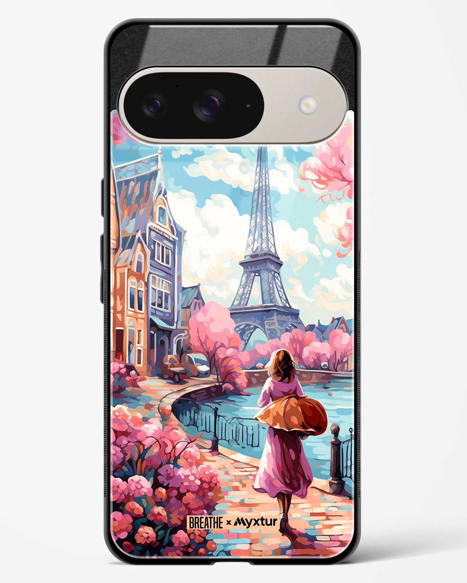 Pastel Paris Impressions [BREATHE] Glass Case Phone Cover (Google) - Image 25