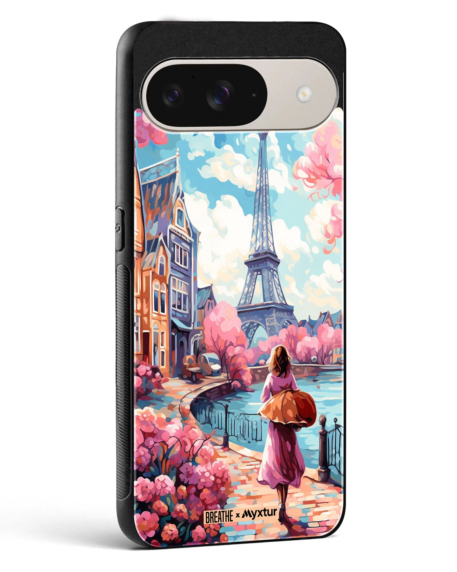 Pastel Paris Impressions [BREATHE] Glass Case Phone Cover (Google) - Image 26