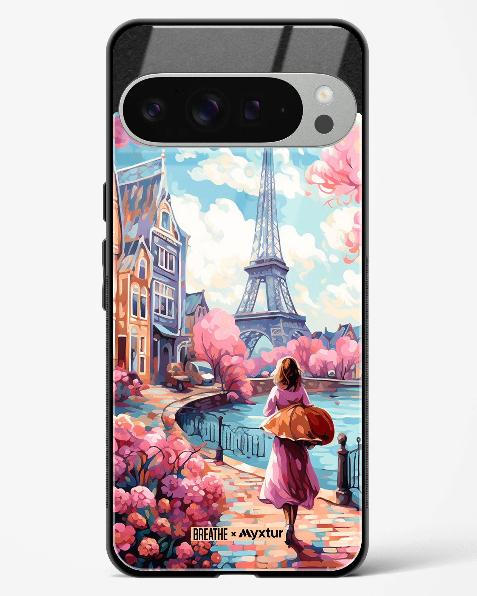Pastel Paris Impressions [BREATHE] Glass Case Phone Cover (Google) - Image 29